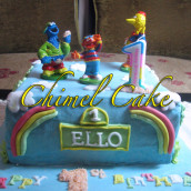 Sesame Street Birthday Cake’s Ello