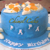 Koi Birthday Cake