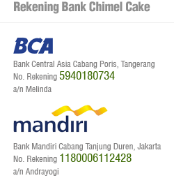 Rekening Bank Chimel Cake Rekening Bank Chimel Cake