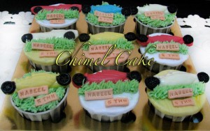 cars cupcakes