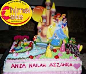 PRincess Birthday Cake Order by Tri