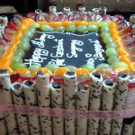 Birthday Fruit Cake