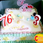 Fondant Birthday Cake