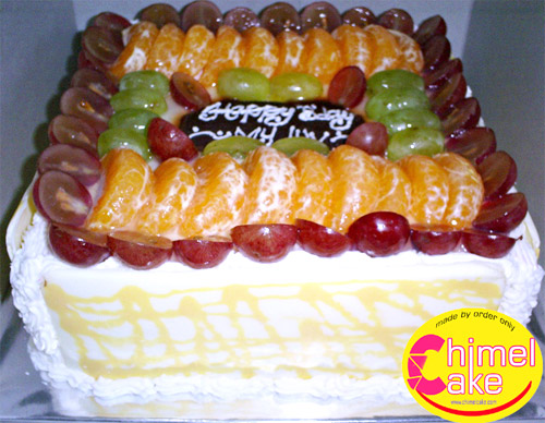 Fruit Birthday Cake