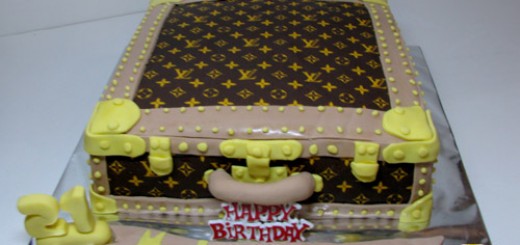 Louis Vuitton Case Birthday Cake