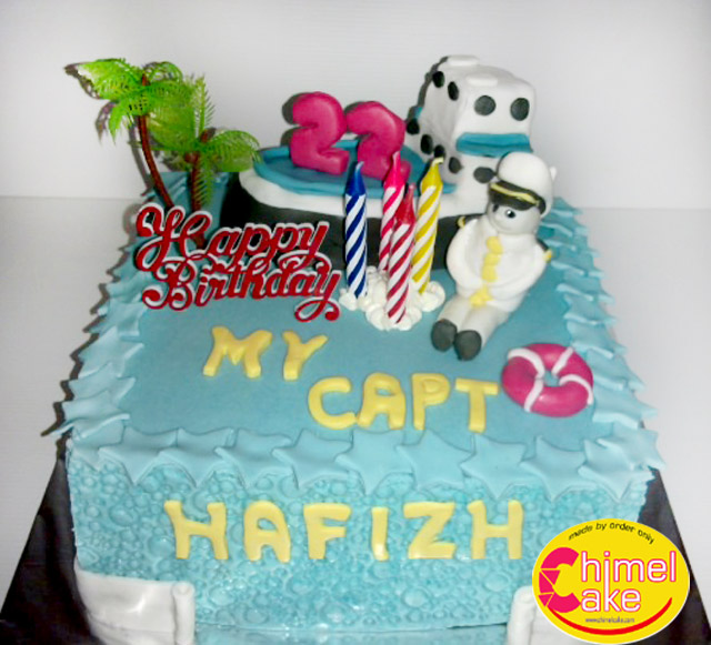 Read more about the article Kapal Laut & Pelaut Birthday Cake’s Capt Hafizh